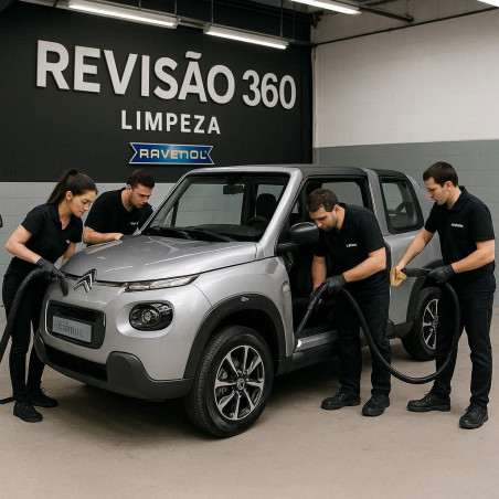 360 Fresh
Lavagem Exterior e Interior Manual com Extras