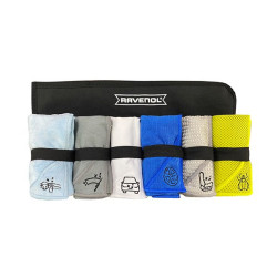 PANOS DE MICROFIBRA RAVENOL PARA CUIDADOS COM O CARRO