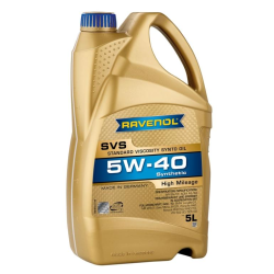 RAVENOL SVS ÓLEO SINTÉTICO DE VISCOSIDADE PADRÃO SAE 5W-40