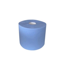 PAPEL DE LIMPEZA AZUL, FOLHA DUPLA, 500 FOLHAS