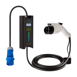 GEN3 CARREGADOR PORTÁTIL EVSE 6A-32A TYPE1 MONOFÁSICO